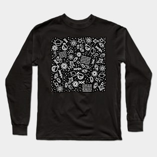 Science pattern Long Sleeve T-Shirt